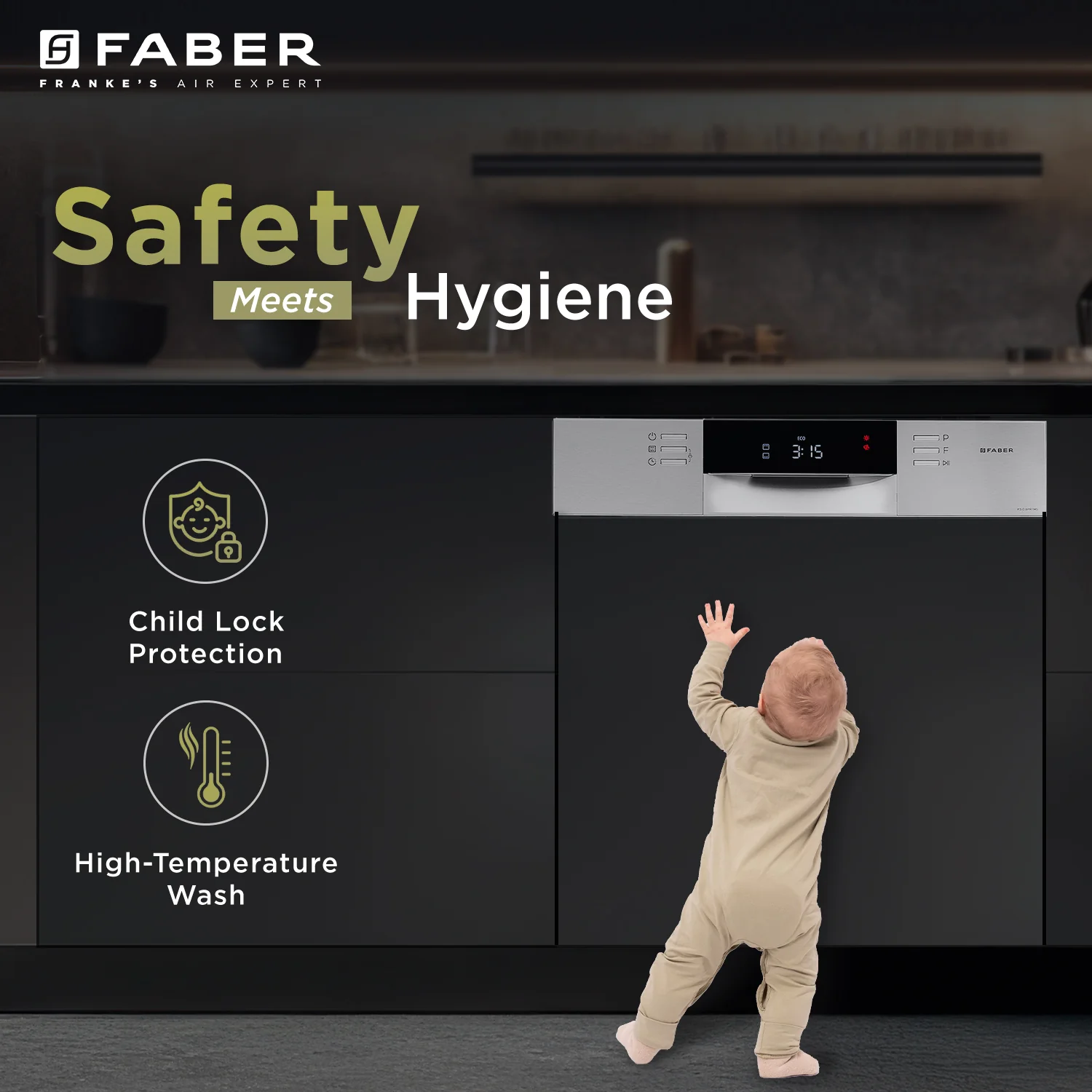 Faber FSID 8PR 14S Built-in Dishwasher: Product feature